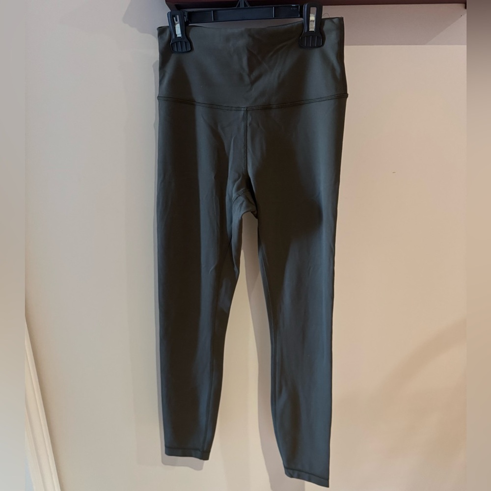 Lululemon High-Waisted Army Green Leggings